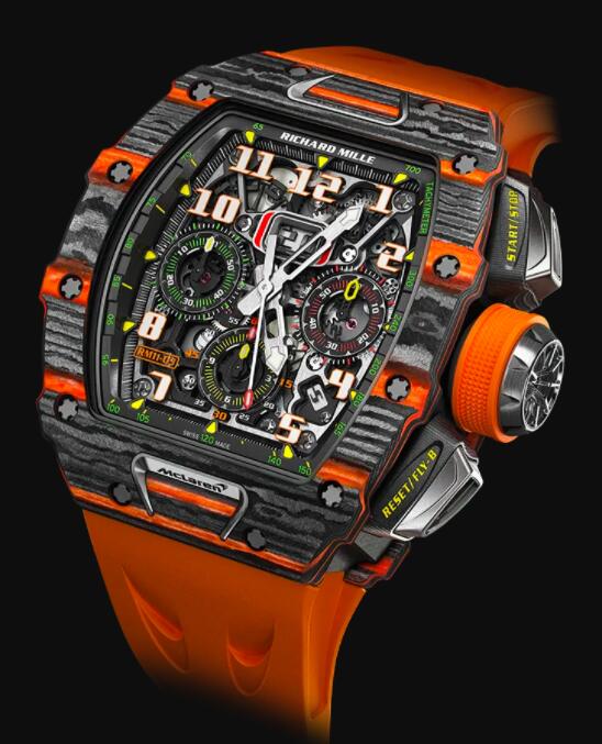 Replica Richard Mille RM 11-03 Automatic Winding Flyback Chronograph McLaren Orange Watch